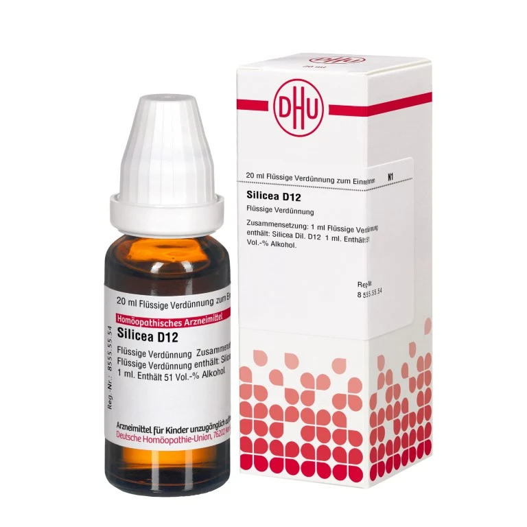 DHU Silicea D12 Dilution, 20 ml Lösung