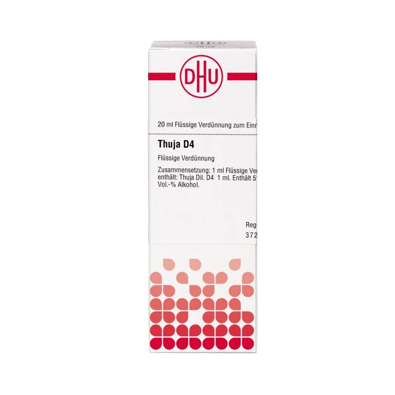 DHU Thuja D4 Dilution, 20 ml Lösung