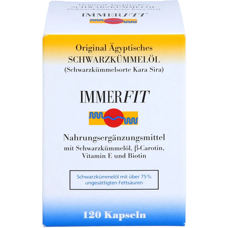 Schwarzkümmelöl IMMERFIT, 120 St KAP