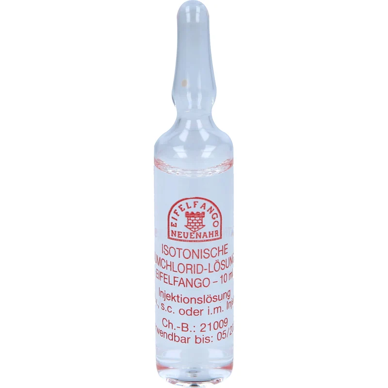 Isotonische Natriumchlorid-Lösung 0,9 % EIFELFANGO®, Ampullen 10 ml, 100X10 ml ILO
