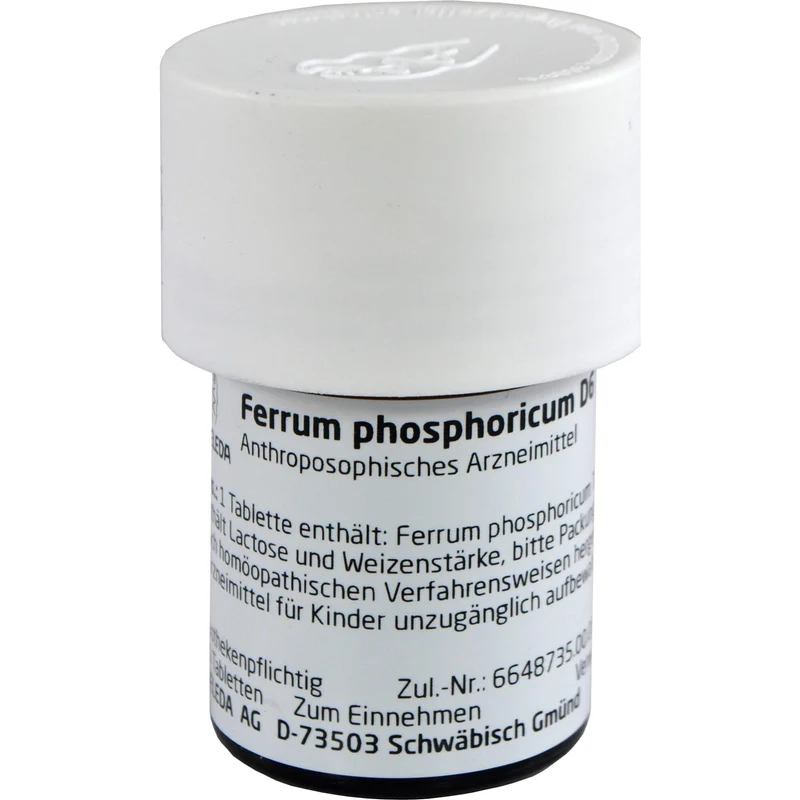 Ferrum phosphoricum D6 Weleda Tbl., 80 St TAB