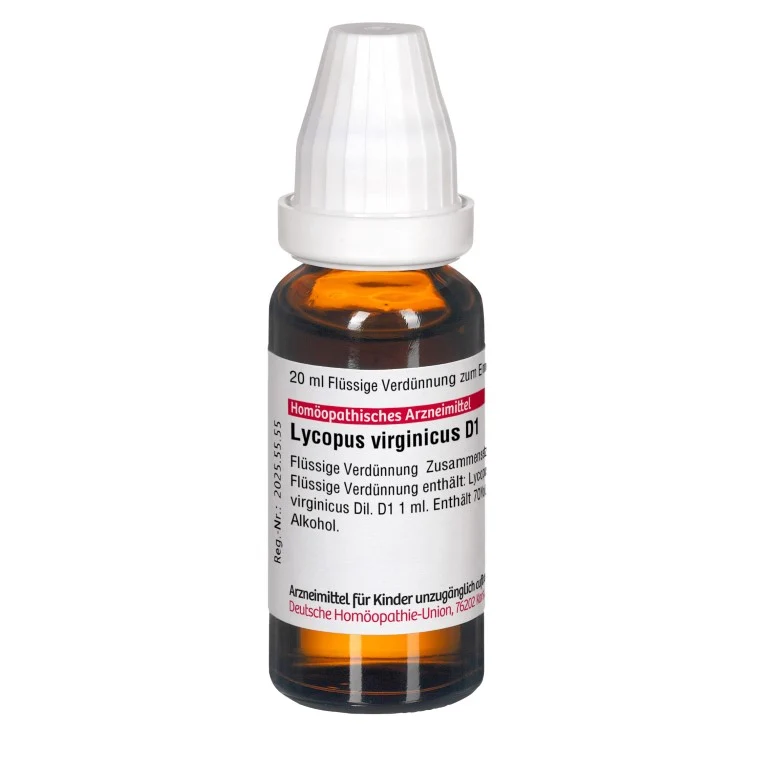 DHU Lycopus virginicus D1 Dilution, 20 ml Lösung