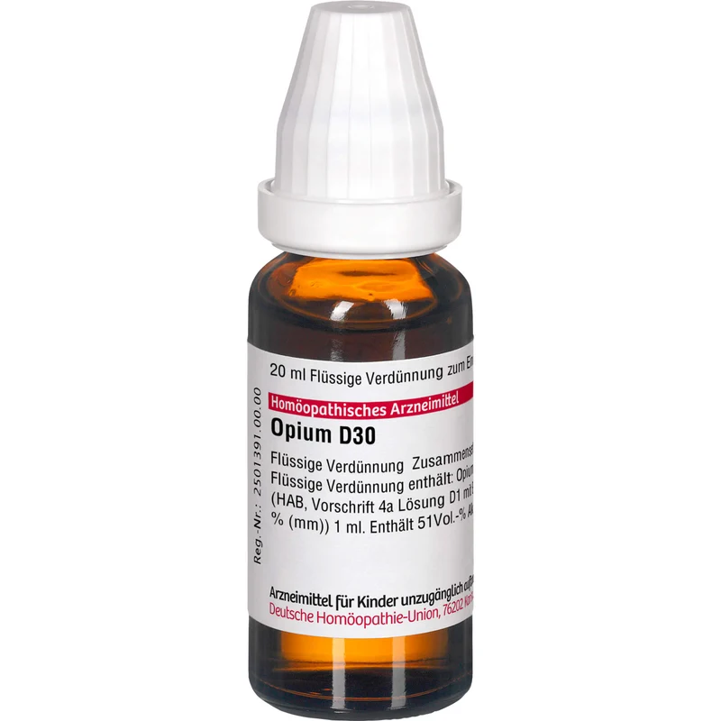 DHU Opium D30 Dilution, 20 ml Lösung