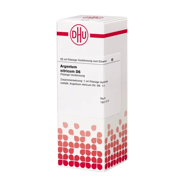 DHU Argentum nitricum D6 Dilution, 20 ml Lösung
