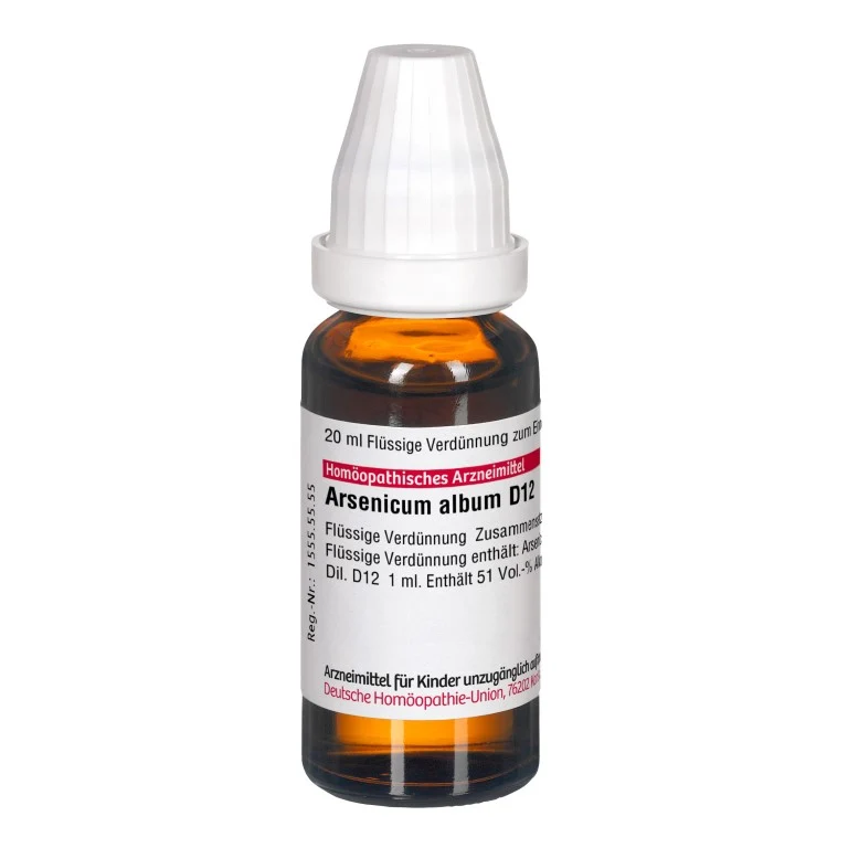 DHU Arsenicum album D12 Dilution, 20 ml Lösung