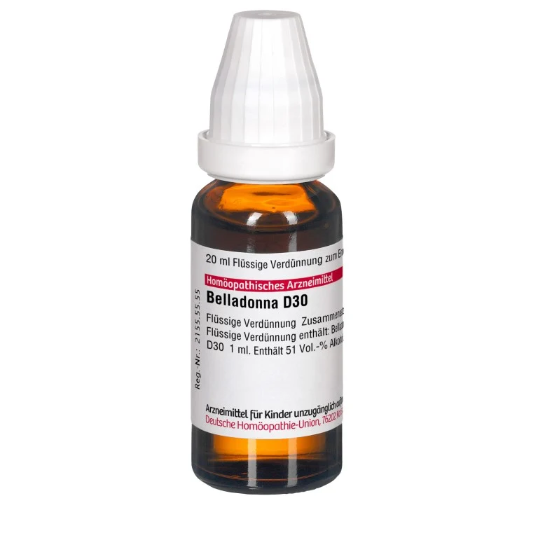 Belladonna D30 DHU Dilution, 20 ml Lösung