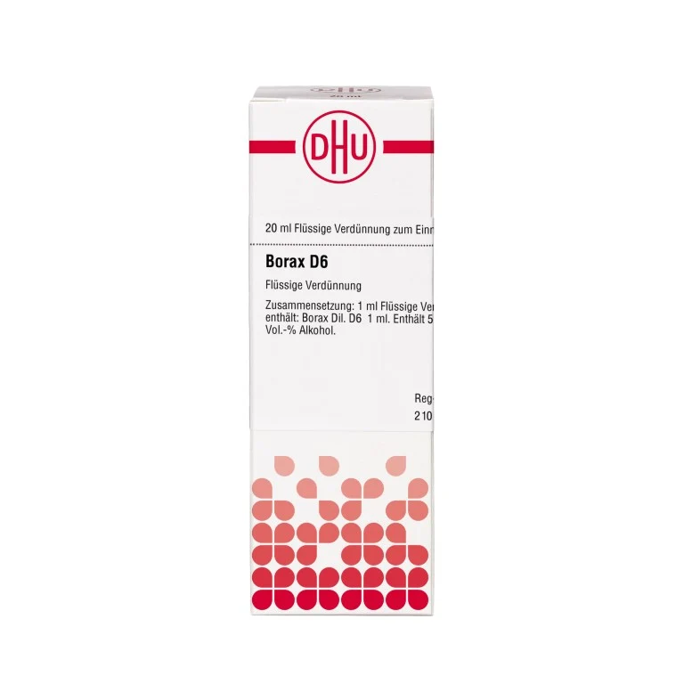 Borax D6 DHU Dilution, 20 ml Lösung