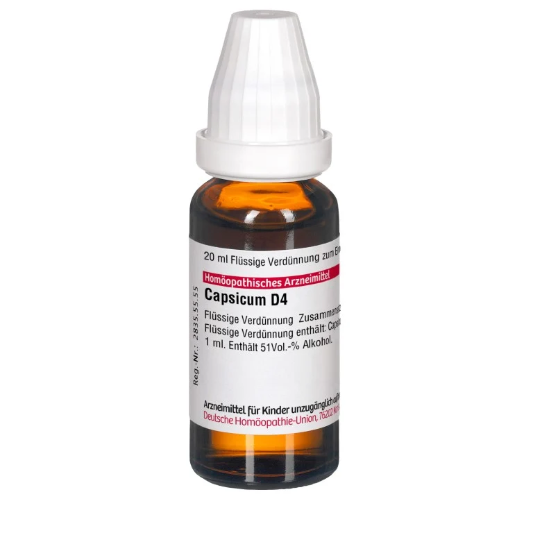 DHU Capsicum D4 Dilution, 20 ml Lösung