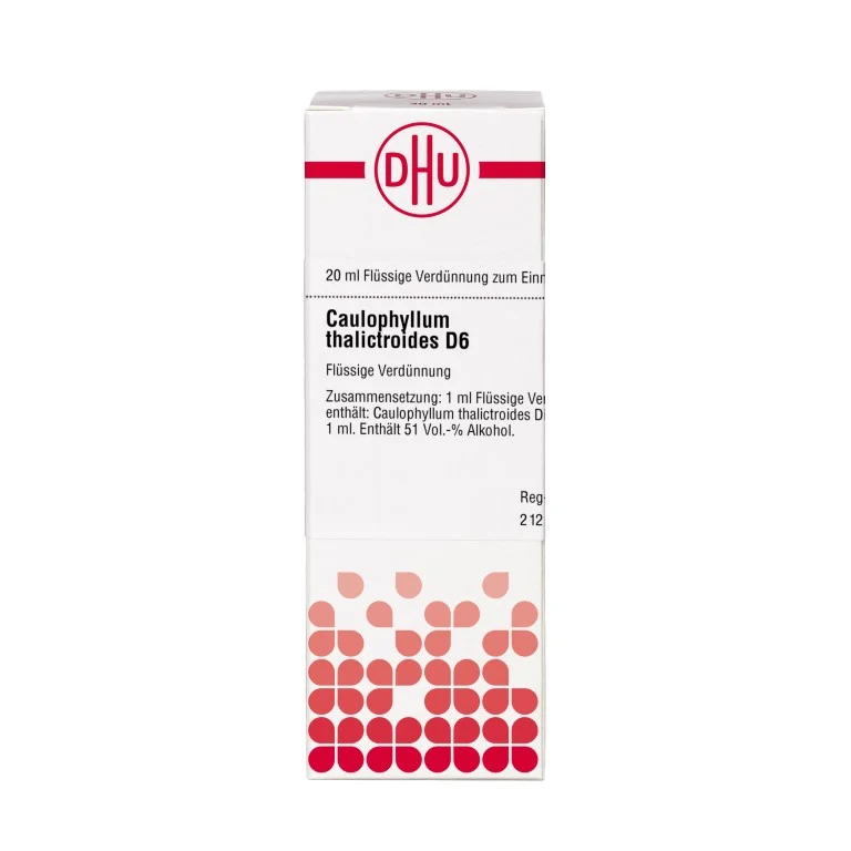 DHU Caulophyllum thalictroides D 6 flüssige Verdünnung, 20 ml Lösung