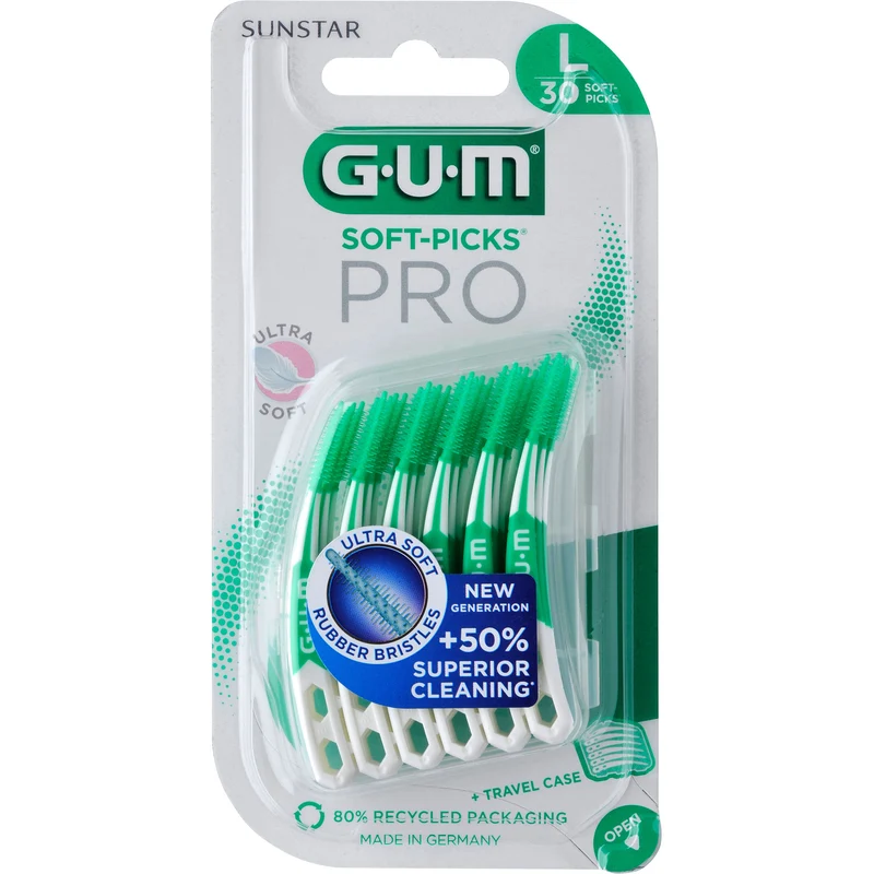GUM SOFT-PICKS PRO LARGE, 30 St ZBU