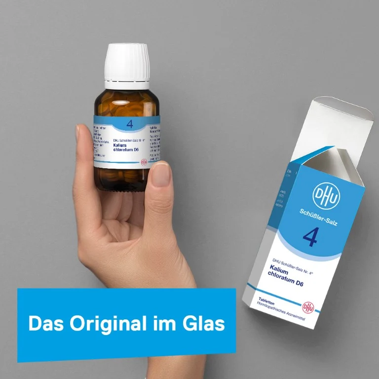 DHU Schüßler-Salz Nr. 4 Kalium chloratum D6, 900 St. Tabletten