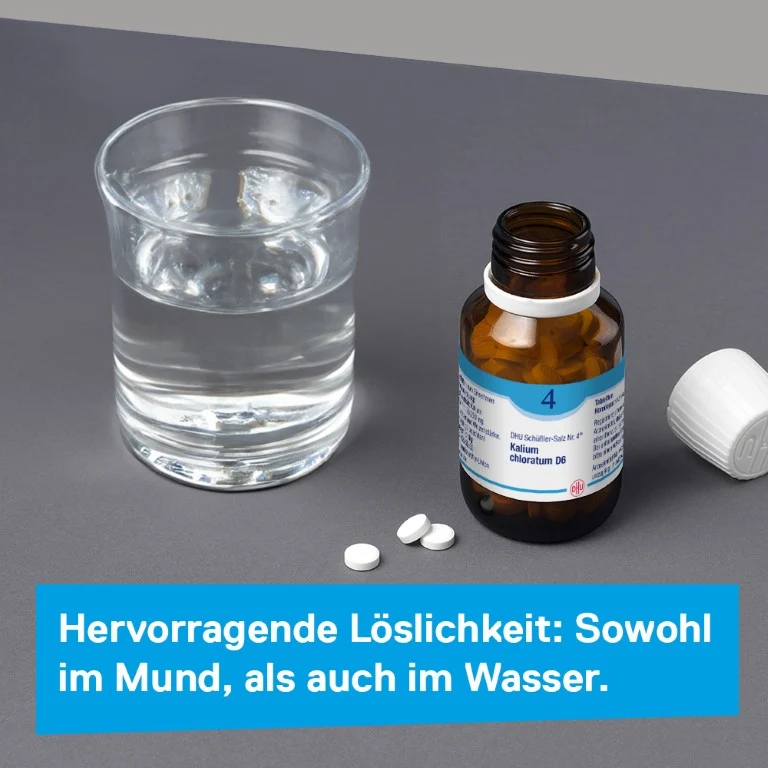DHU Schüßler-Salz Nr. 4 Kalium chloratum D6, 900 St. Tabletten