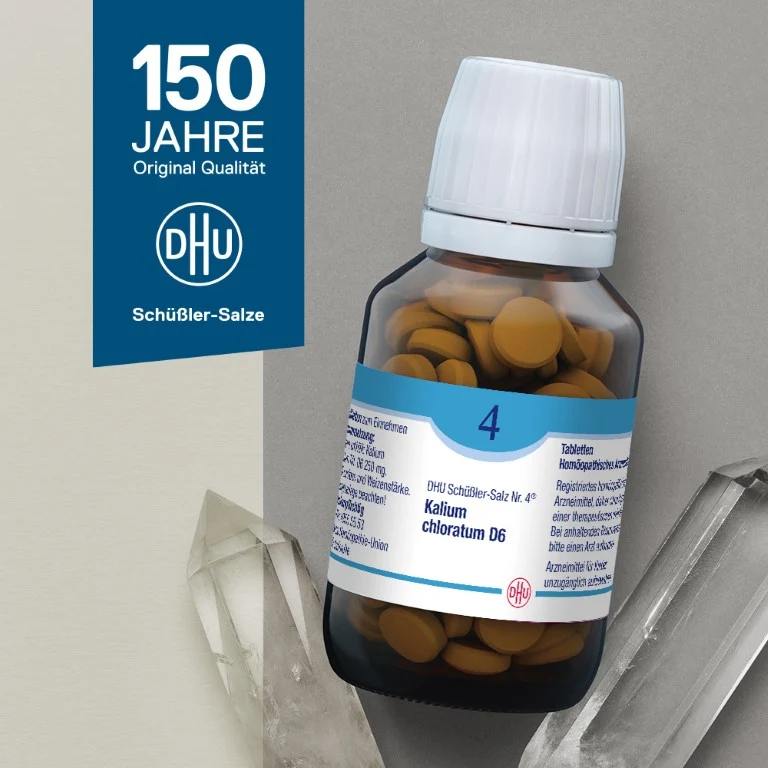 DHU Schüßler-Salz Nr. 4 Kalium chloratum D6, 900 St. Tabletten
