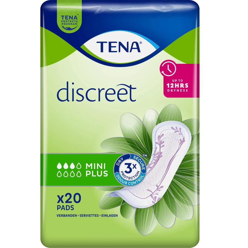 TENA Discreet Inkontinenzeinlagen Mini Plus, 20 St. Einlagen