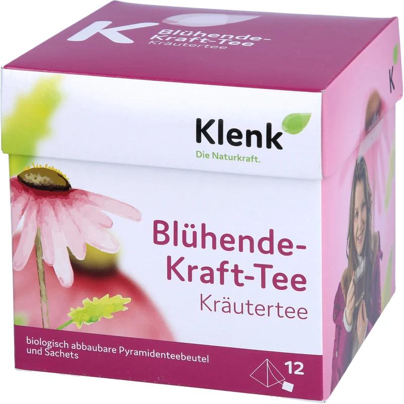 Blühende-Kraft-Tee Pyramidenbeutel, 12X2 g TEE