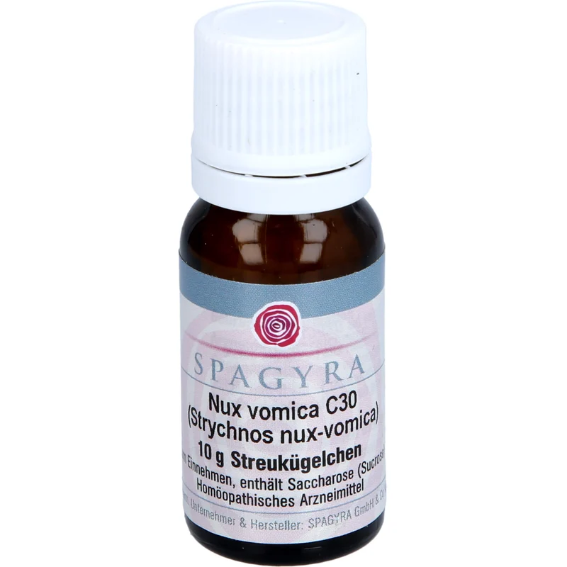 SPAGYRA Nux vomica C30 Globuli, 10 g Globuli