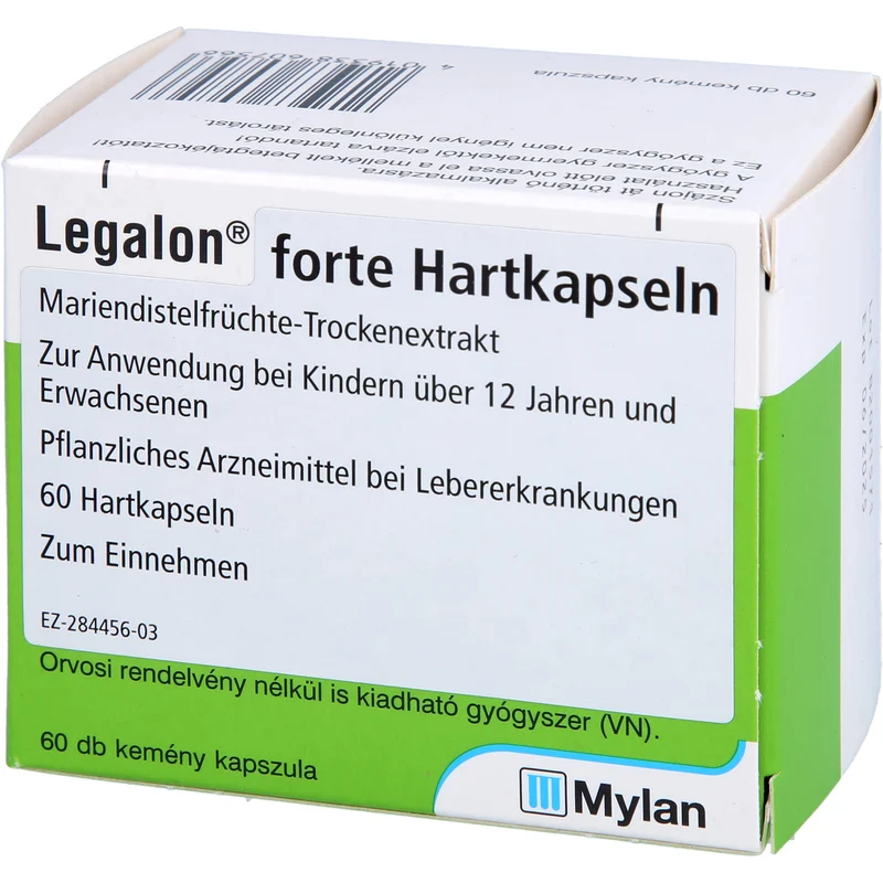 Legalon forte Eurim Hartkapseln bei Lebererkrankungen, 60 St. Kapseln