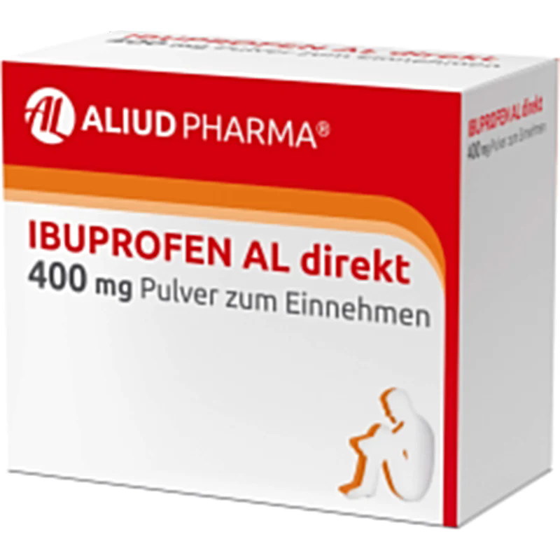 AL Ibuprofen direkt 400 mg Pulver bei Schmerzen und Fieber, 20 St. Pulver