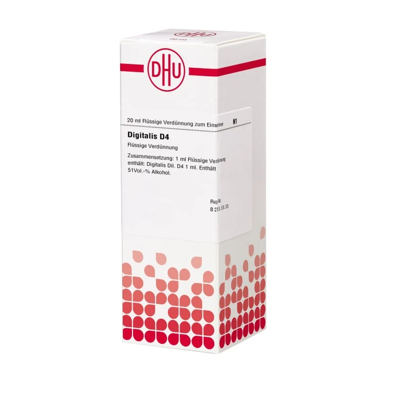 Digitalis D4 DHU Dilution, 20 ml Lösung