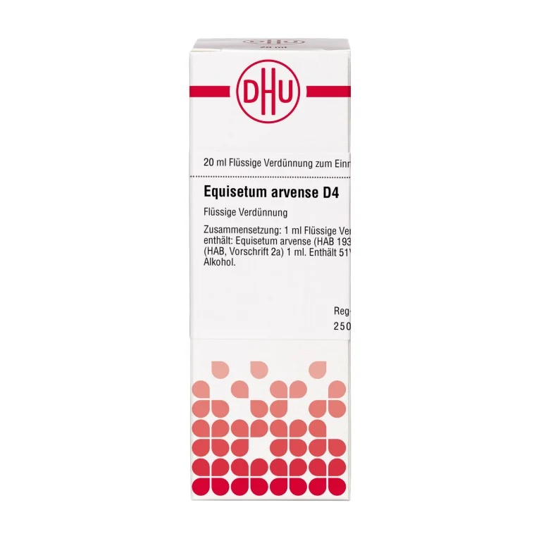Equisetum arvense D4 DHU Dilution, 20 ml Lösung