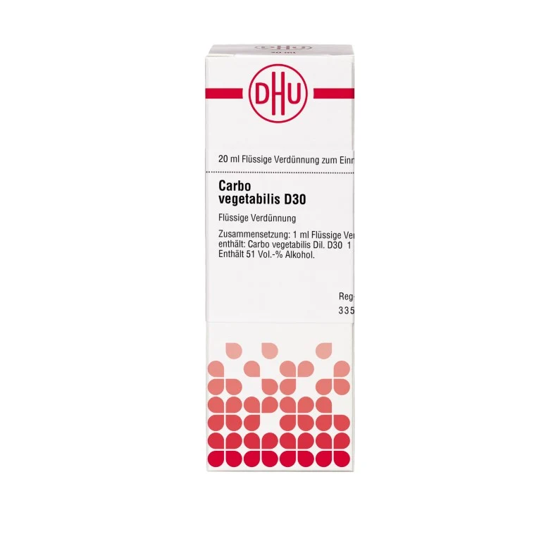 DHU Carbo vegetabilis D30 Dilution, 20 ml Lösung