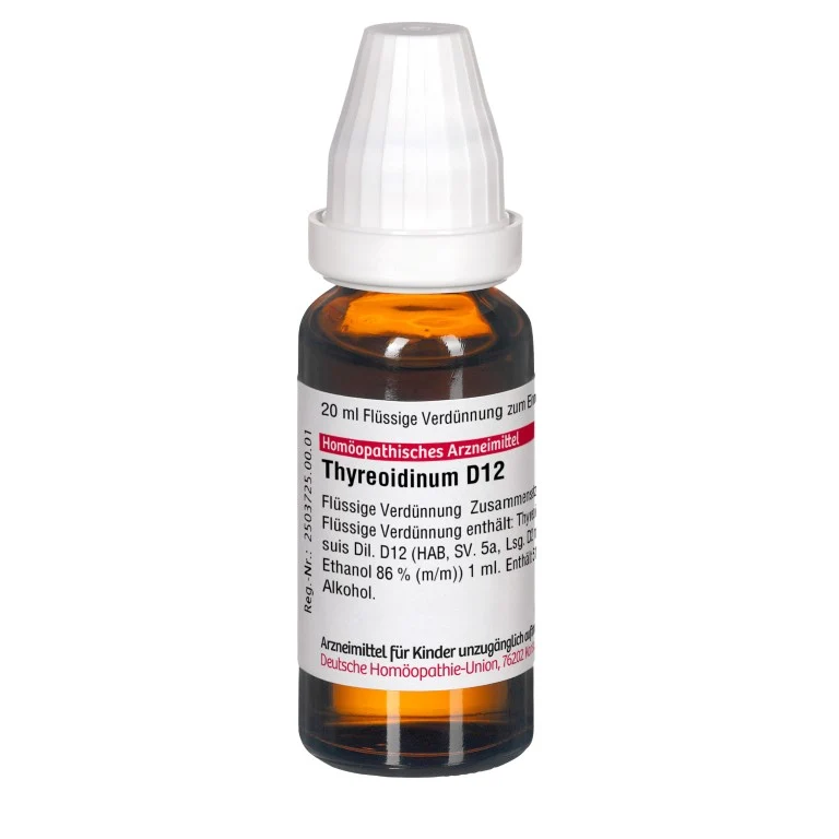 Thyreoidinum D12 DHU Dilution, 20 ml Lösung