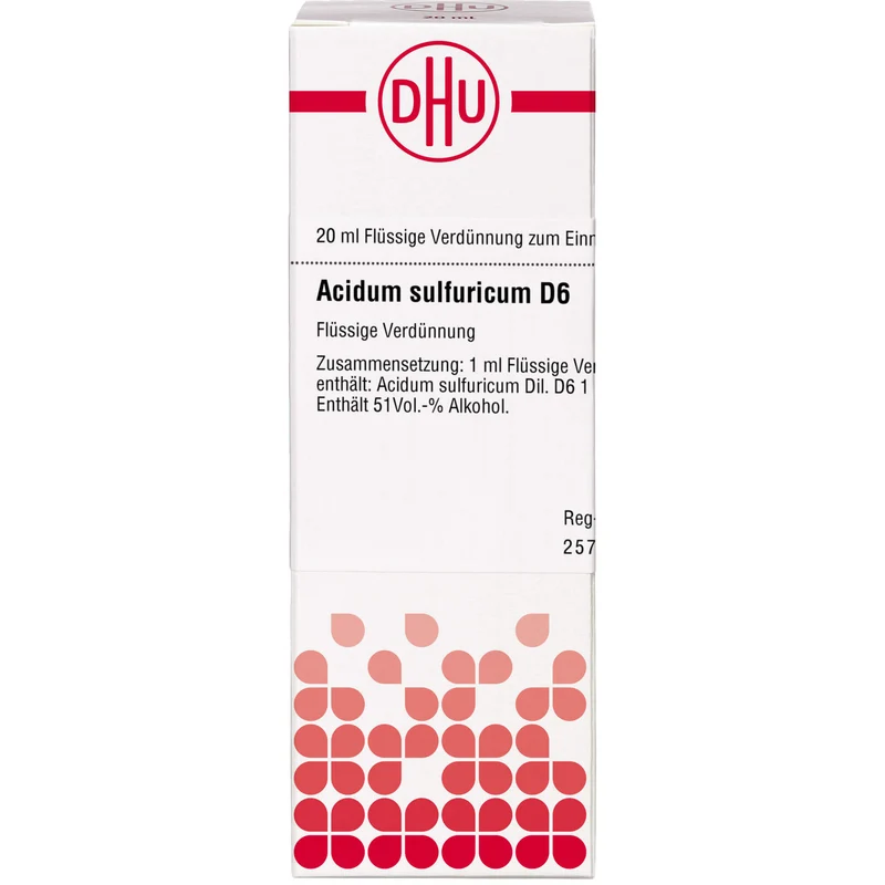 DHU Acidum sulfuricum D6 Dilution, 20 ml Lösung