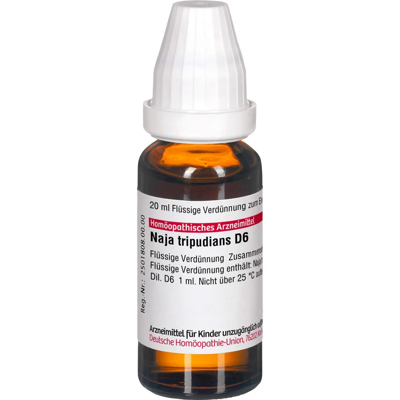 Naja tripudians D6 DHU Dilution, 20 ml Lösung
