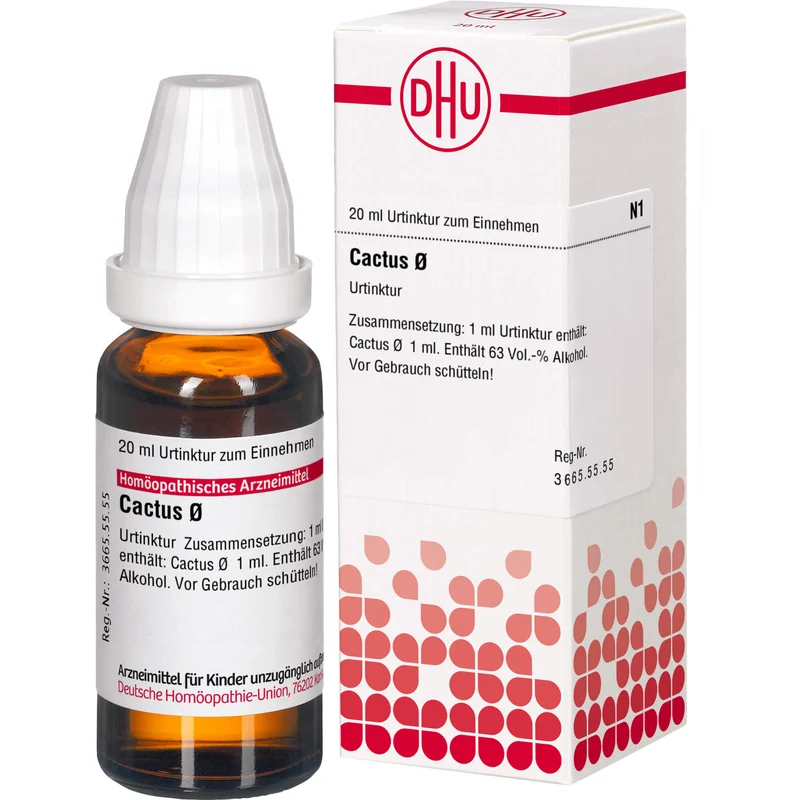 DHU Cactus Ø Urtinktur, 20 ml Lösung