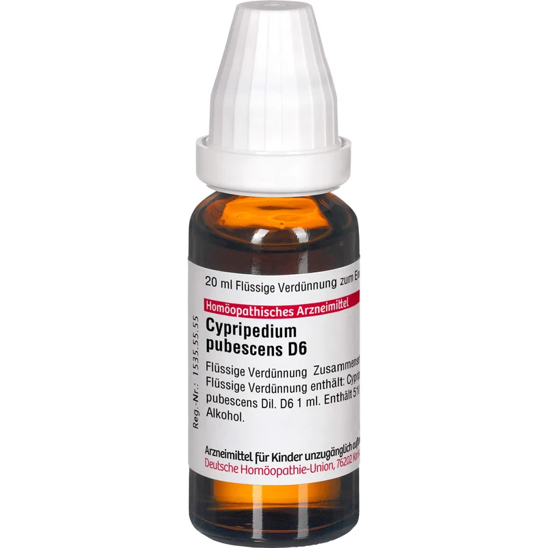 Cypripedium pubescens D6 DHU Dilution, 20 ml Lösung