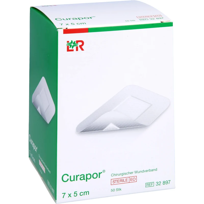 Curapor Wundverband steril 5 x 7 cm, 50 St. Pflaster