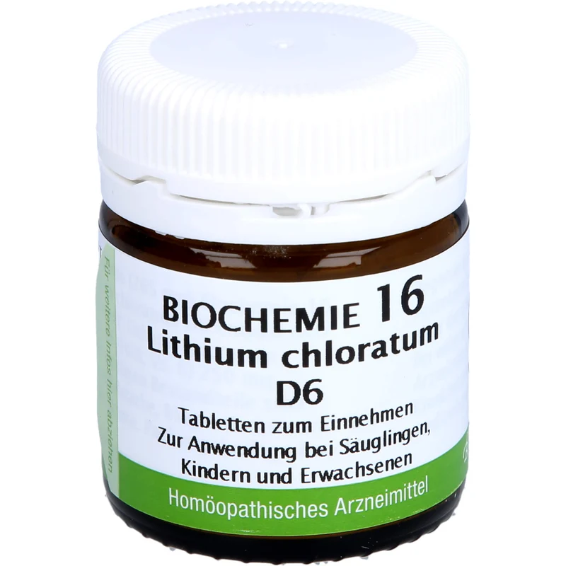 Bombastus Biochemie 16 Lithium chloratum D6 Tabletten, 80 St. Tabletten