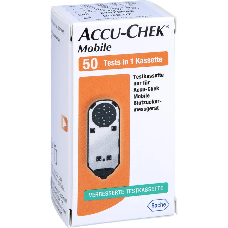 ACCU-CHEK Mobile axicorp verbesserte Testkassette, 50 St. Teststreifen