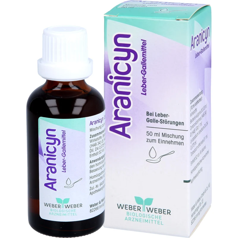 Aranicyn Leber-Gallemittel Mischung, 50 ml Lösung