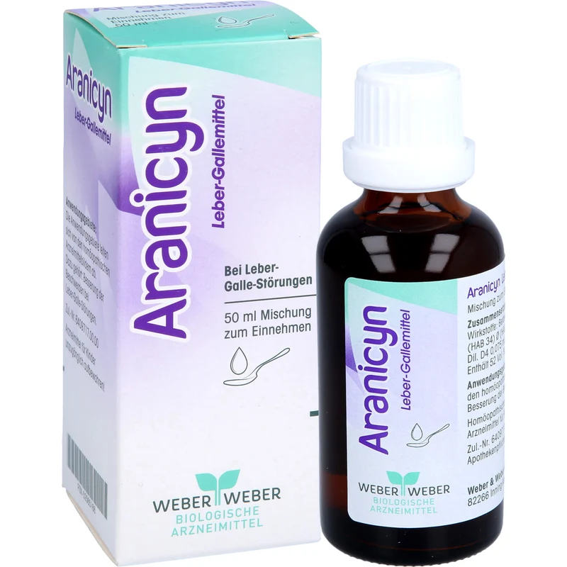 Aranicyn Leber-Gallemittel Mischung, 50 ml Lösung