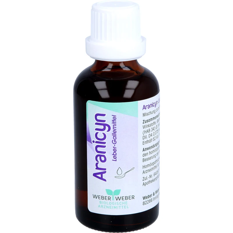 Aranicyn Leber-Gallemittel Mischung, 50 ml Lösung