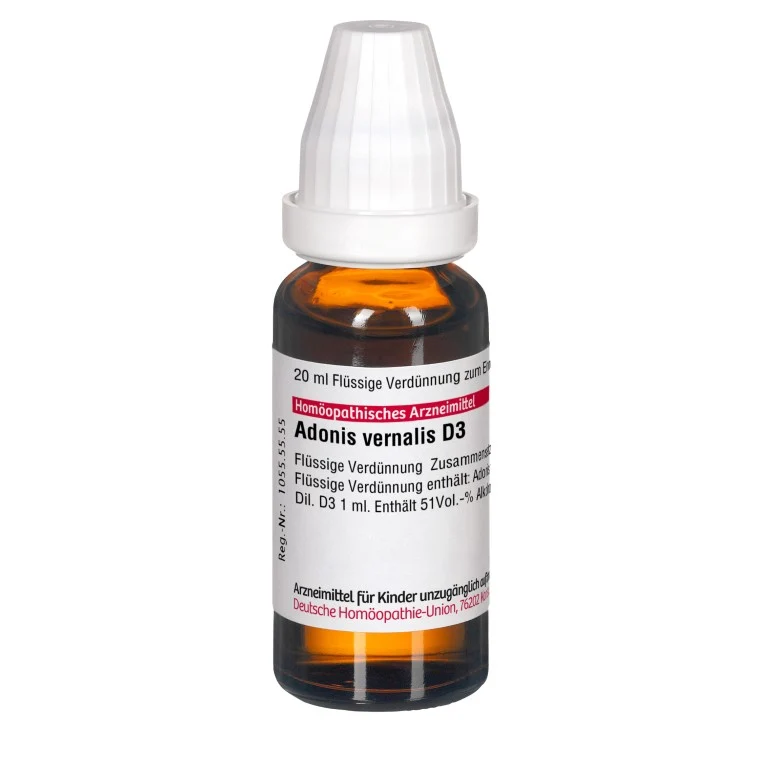Adonis vernalis D3 DHU Dilution, 20 ml Lösung