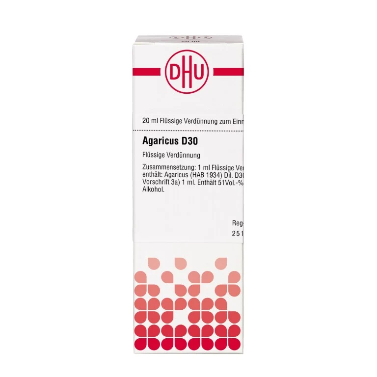 DHU Agaricus D30 Dilution, 20 ml Lösung
