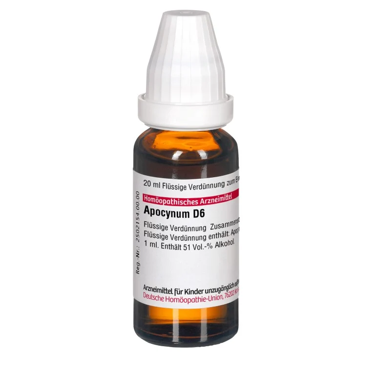 Apocynum D6 DHU Dilution, 20 ml Lösung