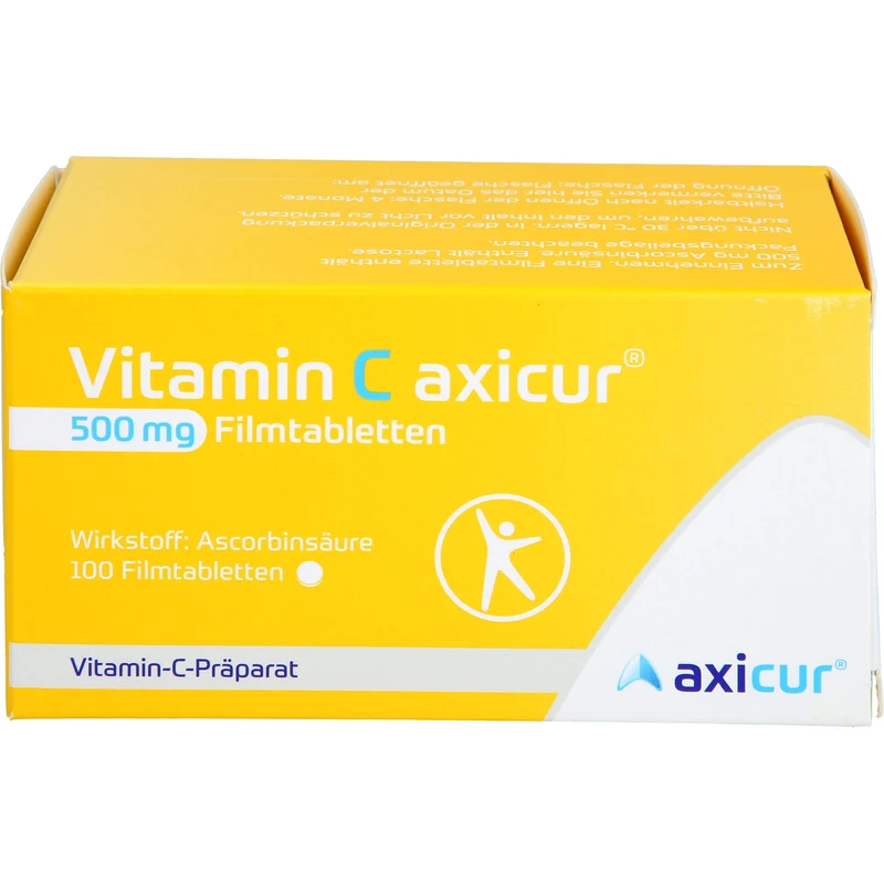 Vitamin C axicur® 500 mg Filmtabletten, 100 St FTA