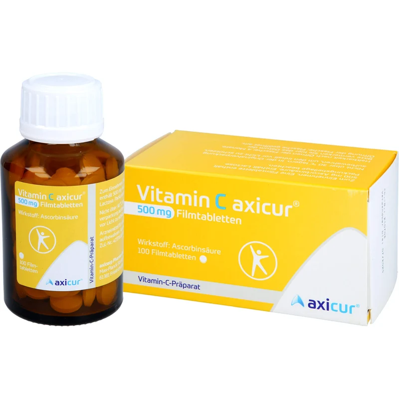 Vitamin C axicur® 500 mg Filmtabletten, 100 St FTA