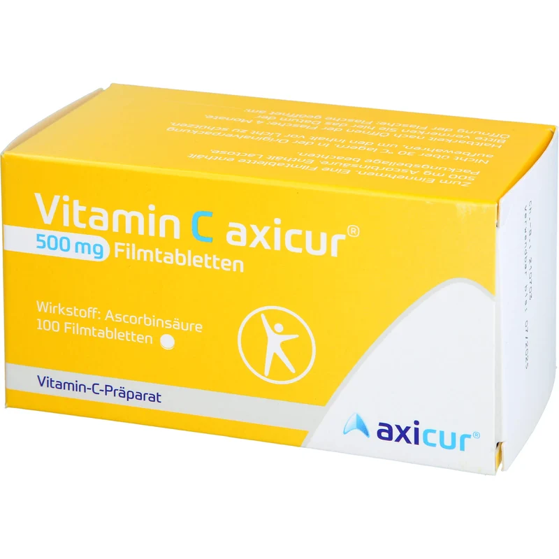 Vitamin C axicur® 500 mg Filmtabletten, 100 St FTA