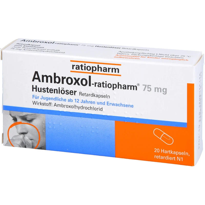 Ambroxol-ratiopharm 75 mg Hustenlöser Hartkapseln, 20 St. Kapseln