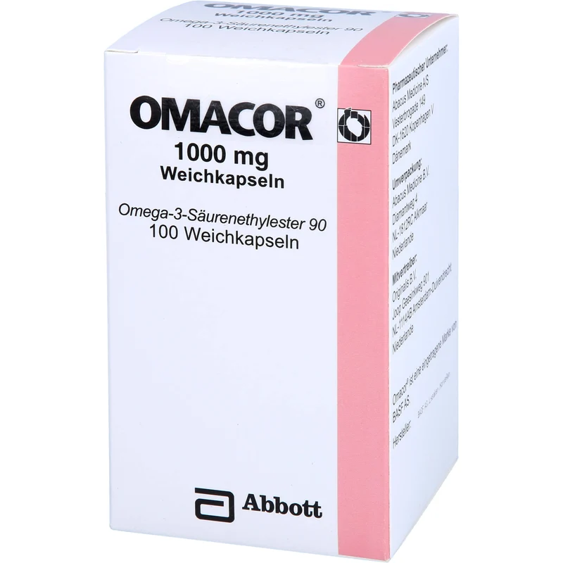 Omacor 1000 mg Weichkapseln, 100 St. Kapseln