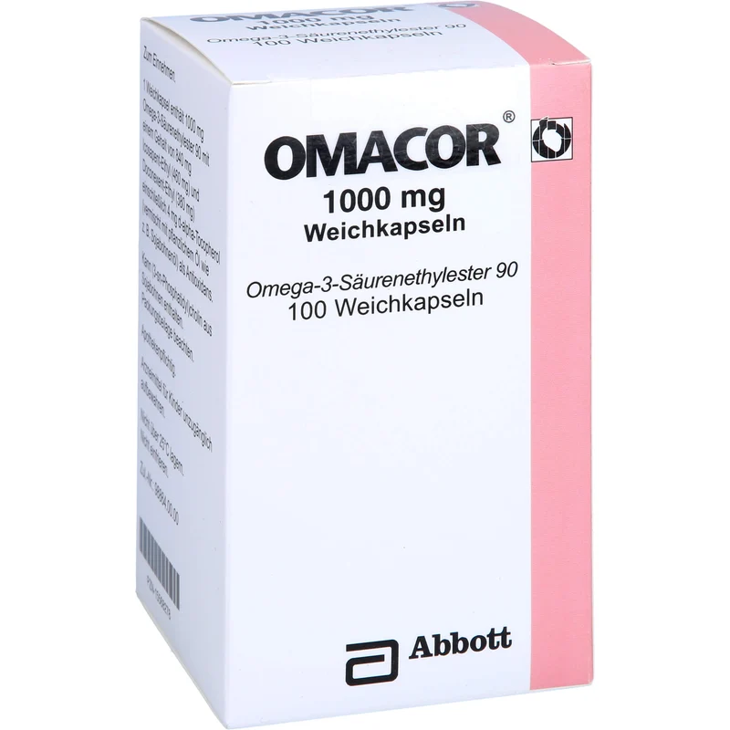 Omacor 1000 mg Weichkapseln, 100 St. Kapseln