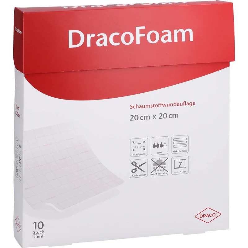 DracoFoam Schaumstoffverband, 10 St VER