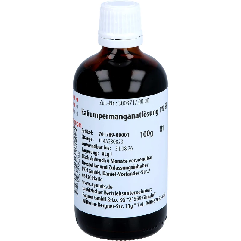 Fagron Kaliumpermanganat Lösung 1% SR, 100 g Lösung