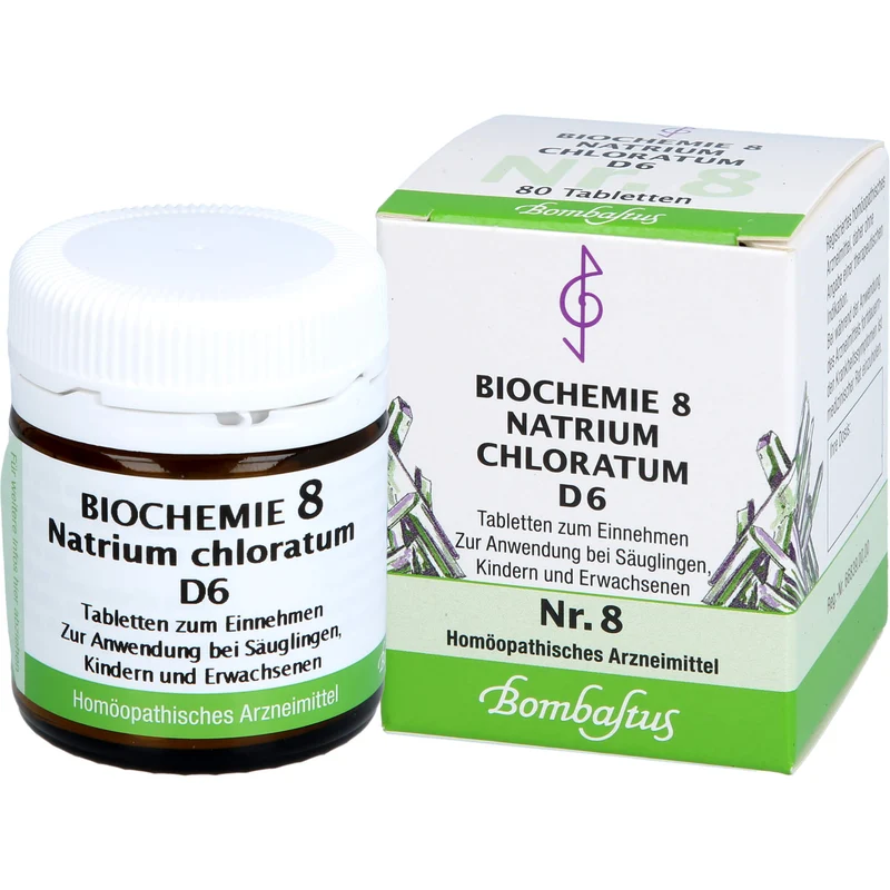 Biochemie 8 Natrium chloratum Bombastus D6 Tbl., 80 St TAB