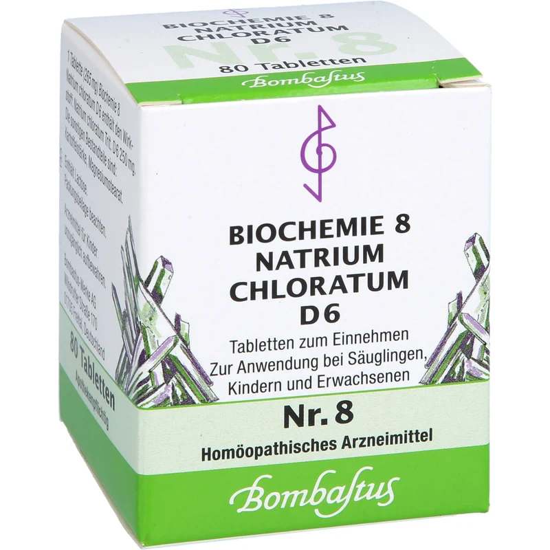 Biochemie 8 Natrium chloratum Bombastus D6 Tbl., 80 St TAB