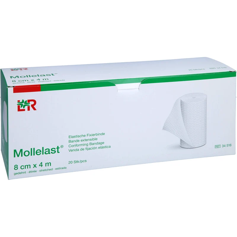 Mollelast elastische Fixierbinde 8 cm x 4 m, 20 St. Binde